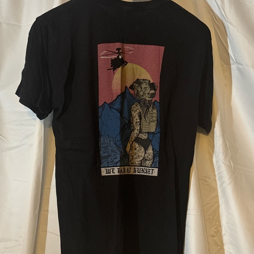 Black Graphic Men's T-Shirt